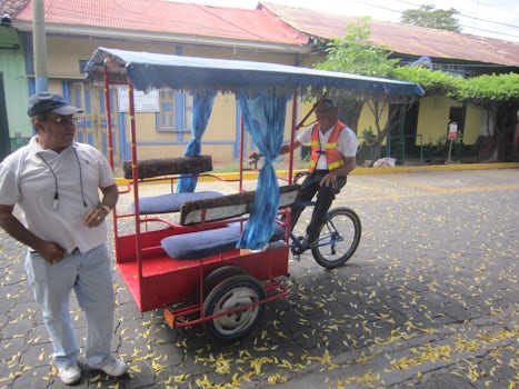 Pedal taxi - Leon, Nicaraugua
