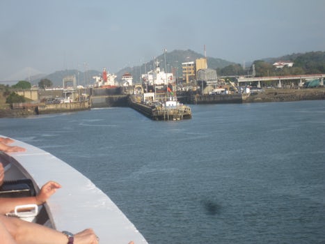 Entering Panama Canal