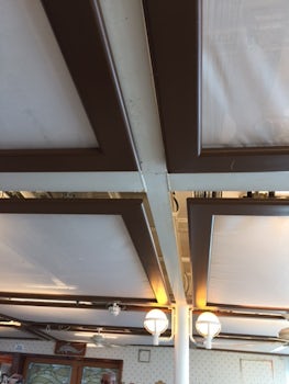 multiple leaks from the ceiling at the  buffet