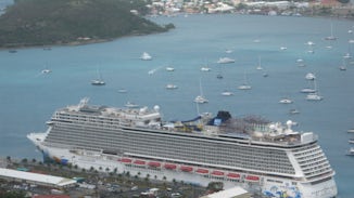 The ship in St Thomas.