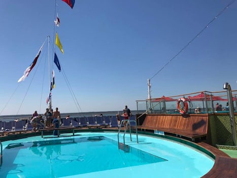 Pool on back of ship