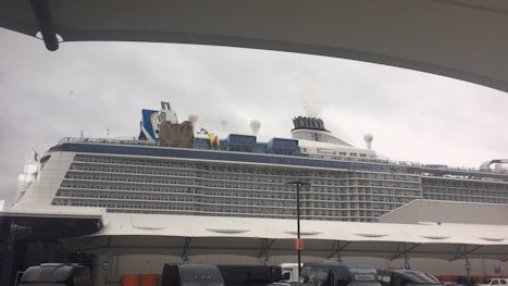 Cruise ship to port
