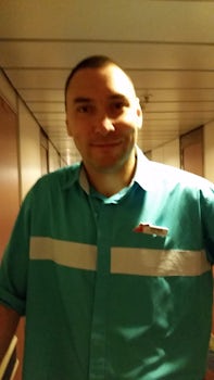Yehven, the best cabin steward a passenger can ask for