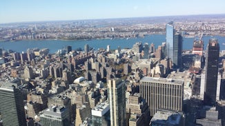 View from the top of the Empire State building