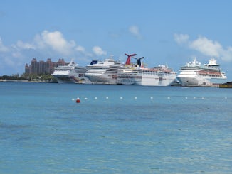 In port in Nassau