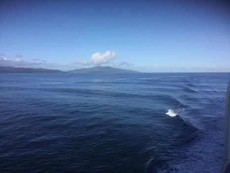 View while sailing in the Strait of Juan de Fuca