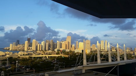 Miami from our balcony