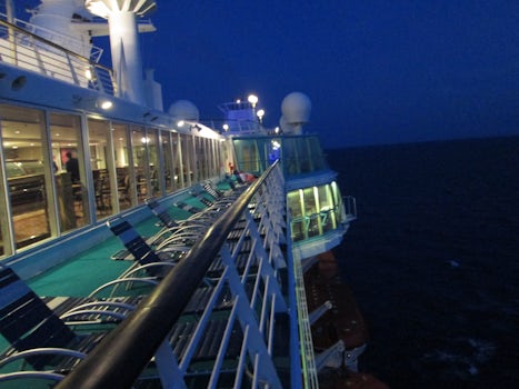 Early evening photo on deck 11