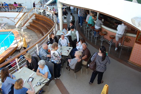 Cruise Critic get together at the Outrigger Bar
