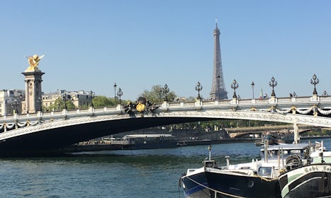 Paris, Eiffel Tower and Pont Alexander III