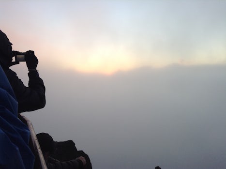 Sunrise above Haleakala Crater tour