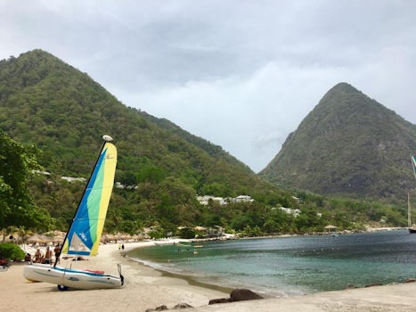 Between the Pitons on St. Lucia