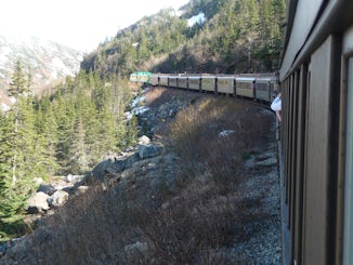 White Pass & Yukon Rail out of Skagway