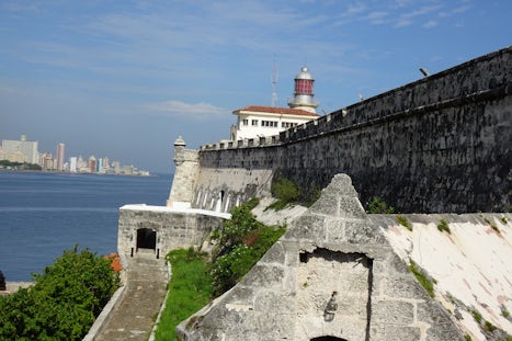 El Morro Fort in Havana, our frst stop.