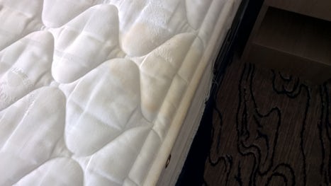 stains on bedding quilts
