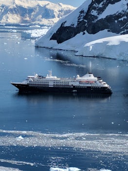 Beautiful ship in beautiful Antarctica