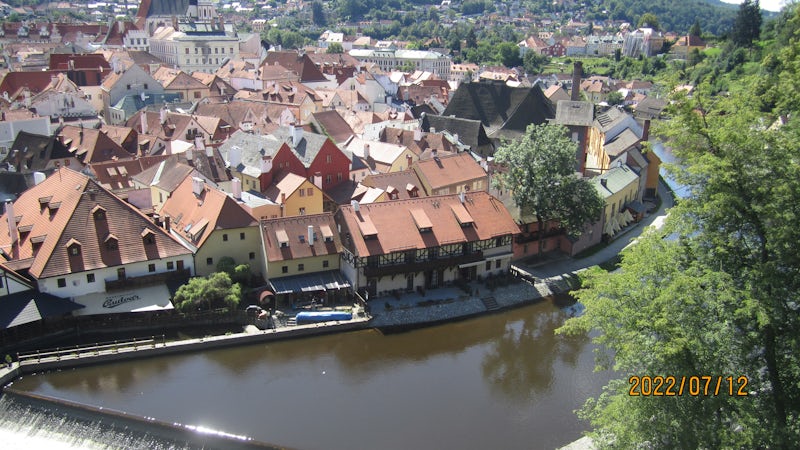View From the Castle in Cesky Krumlov