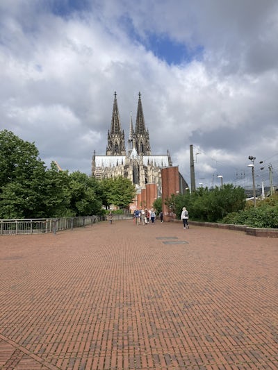 Just walking towards the lovely city of Cologne