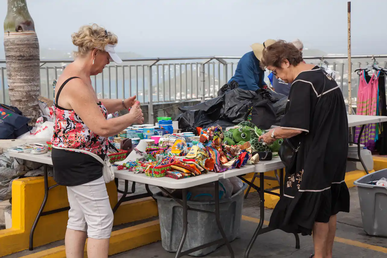 Shopping in St. Thomas Cruise Port