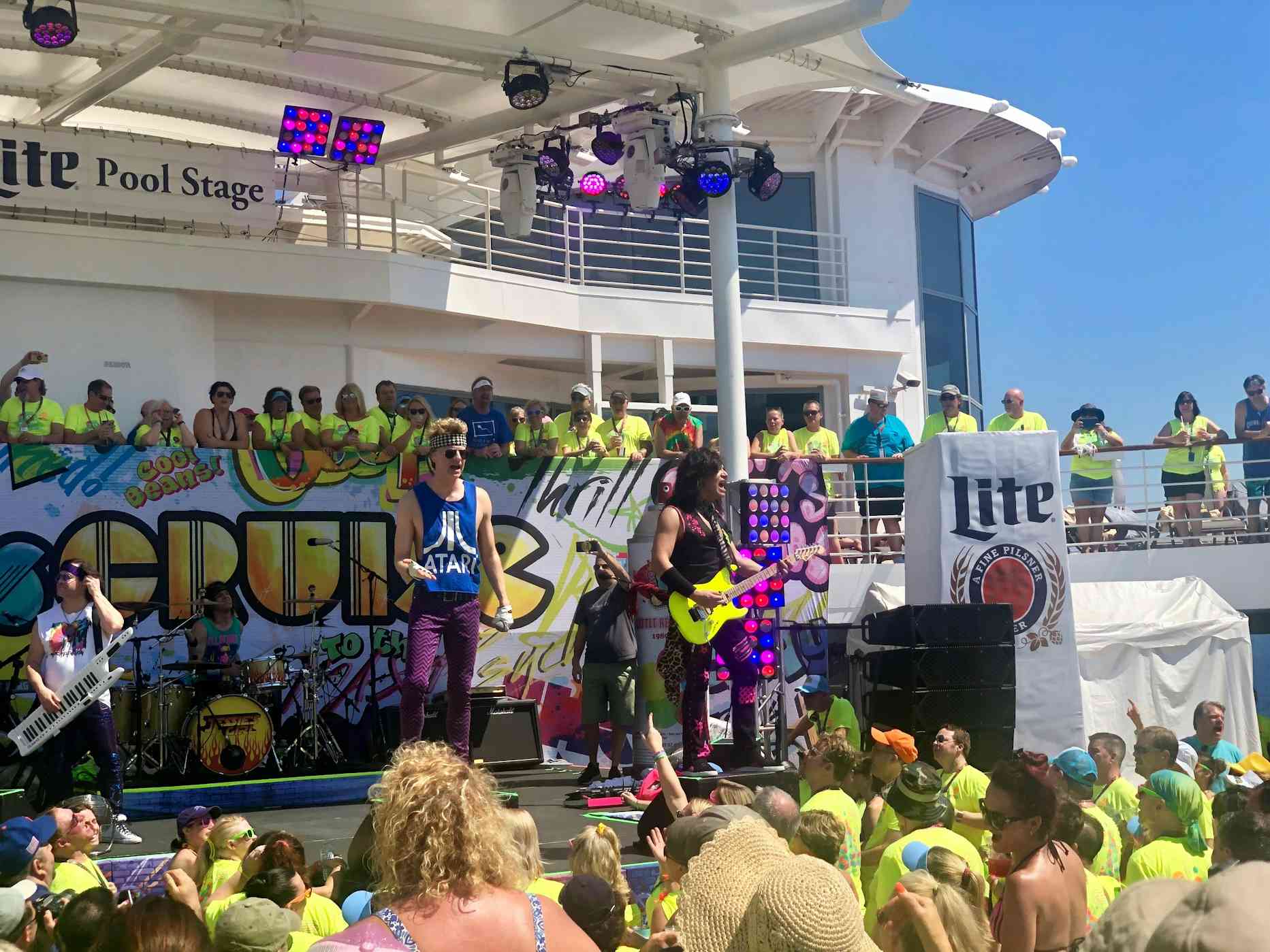 The Greatest 80s Party Ever, Cruise Entertainment