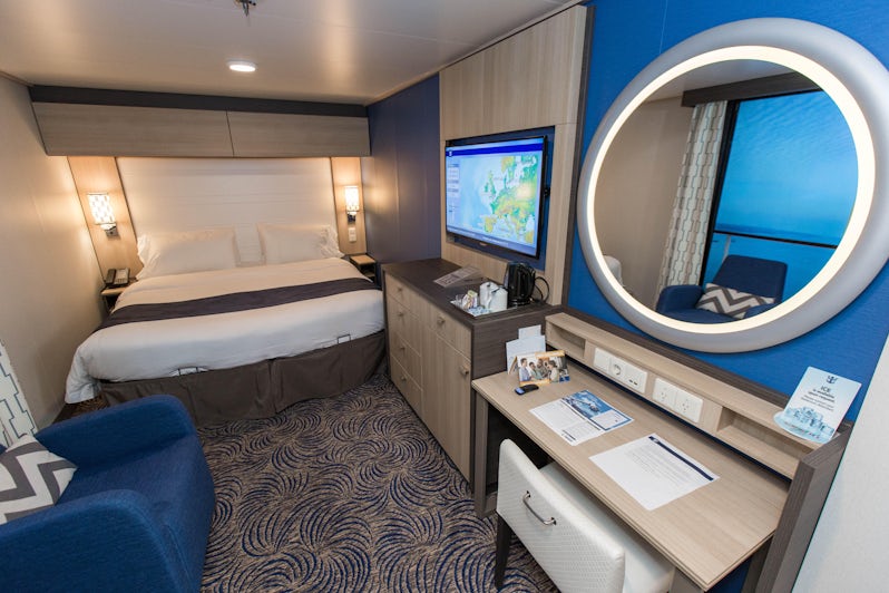 The Interior Cabin with Virtual Balcony on Anthem of the Seas (Photo: Cruise Critic)