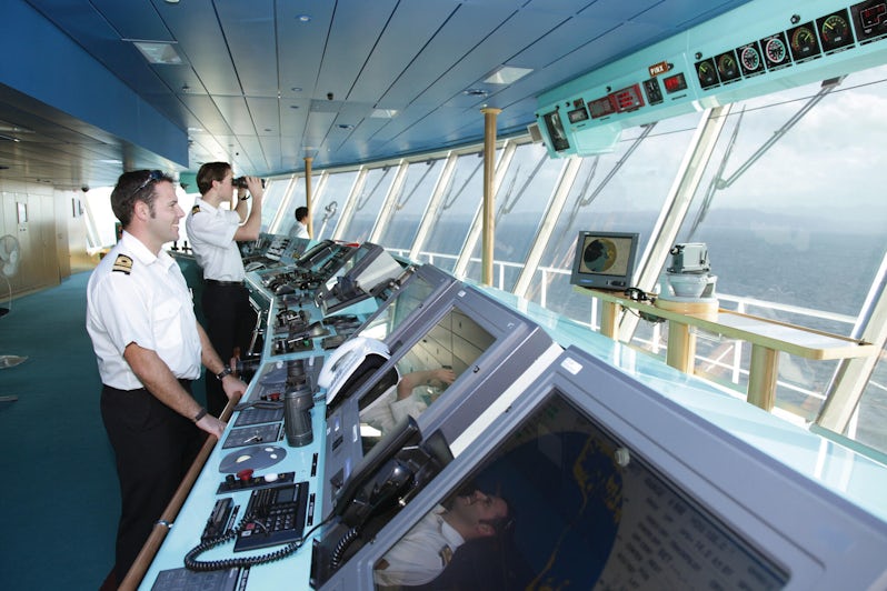 Bridge view from new show  "A City on the Sea" (Photo: Holland America Line)