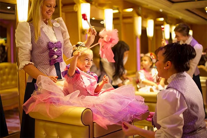 The full fairy tale princess treatment at Disney's Bibbidi Bobbidi Boutique