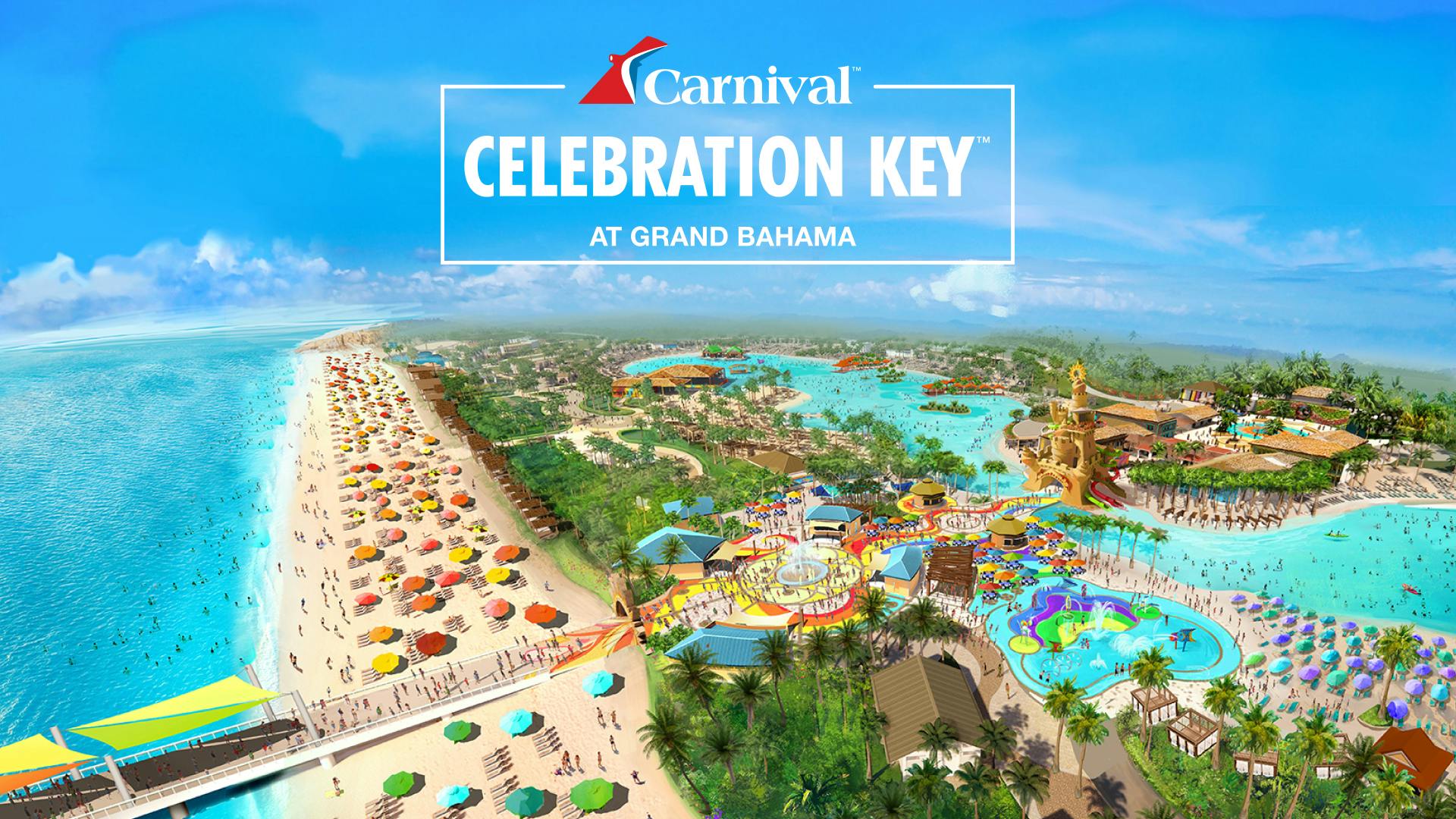 Celebration Key Carnival S Grand Bahama Cruise Port   Artist Rendering Of Carnival Cruise Line S New Celebration Key At Grand Bahama 