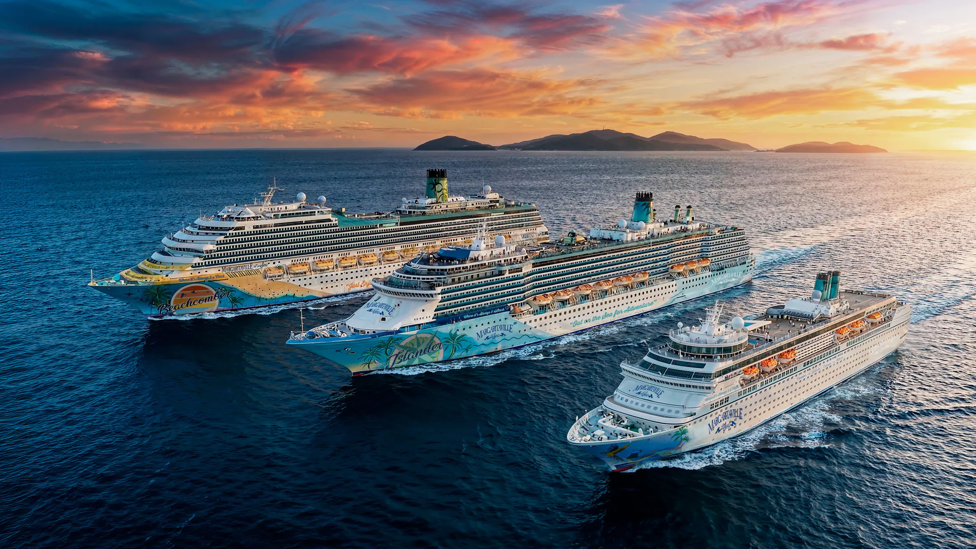 Margaritaville at Sea's fleet (Photo: Margaritaville at Sea)