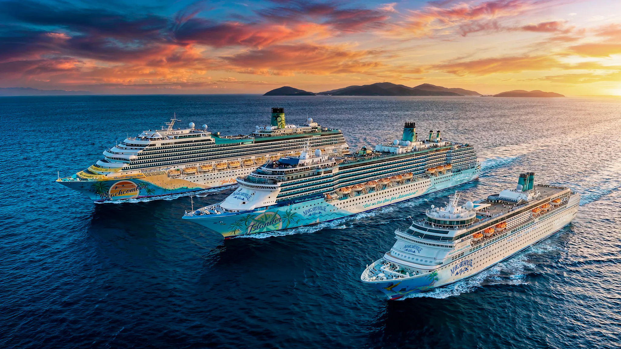 Margaritaville at Sea's fleet (Photo: Margaritaville at Sea)