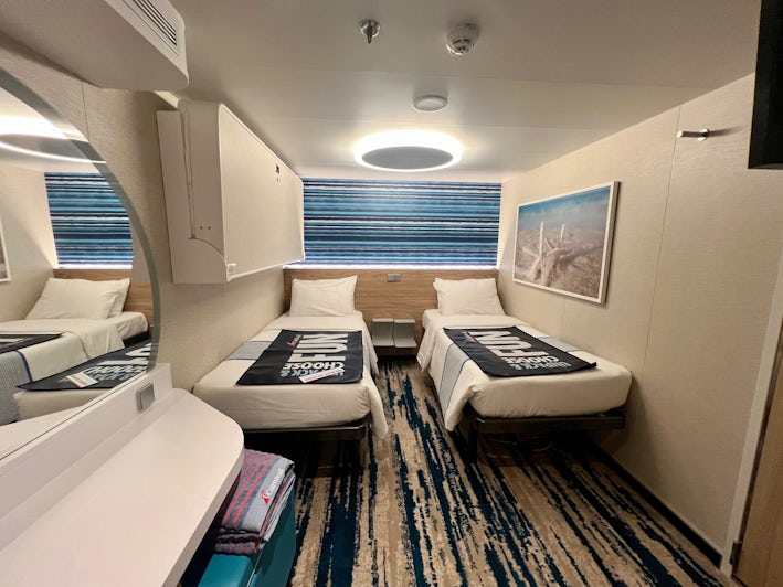 An interior cabin on Carnival Jubilee. (Photo: Chris Gray Faust)