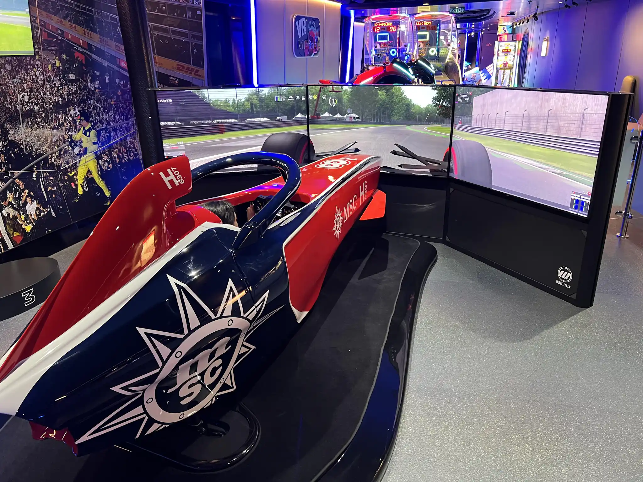 Msc Racing Sim MSC Seascape's Newest Thrill Ride, Robotron