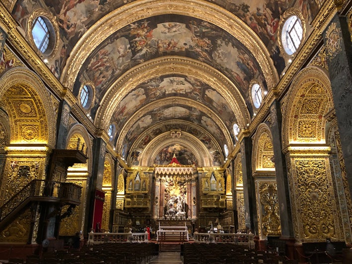Interior of St. John's Co-Cathedral in Valletta, Malta (Photo: Chris Gray Faust)