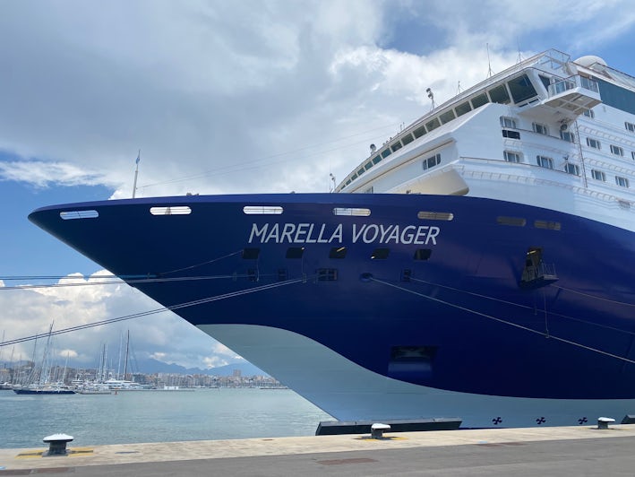Marella Voyager in port in Malaga ahead of her christening (Photo: Marella Cruises)