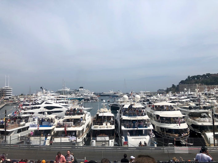 Yachts in Monaco for the Grand Prix (Photo: Chris Gray Faust)