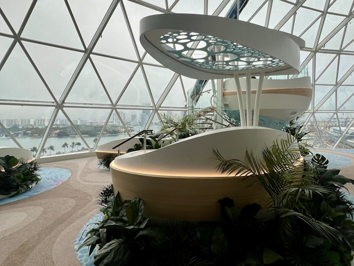 The Overlook pods in the AquaDome on Icon of the Seas (Photo: Chris Gray Faust)