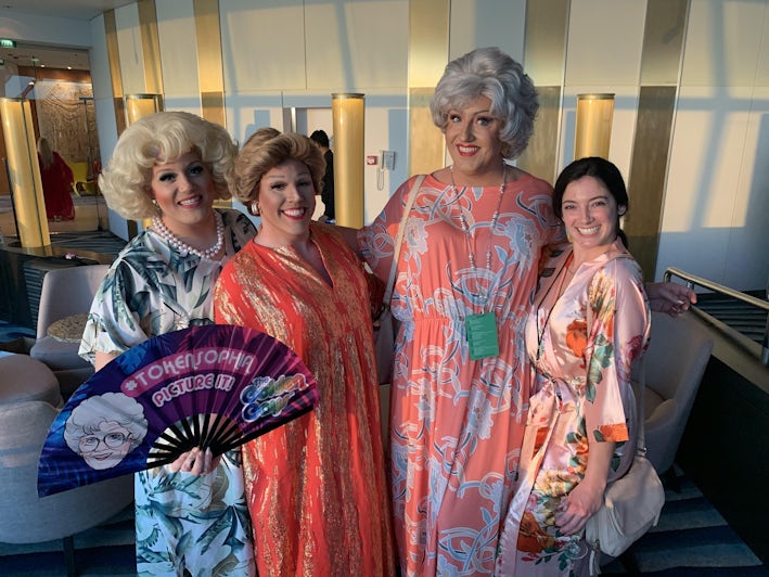 The Golden Gays with Marilyn Borth from Cruise Critic (Photo: Marilyn Borth)