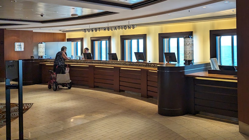Guest relations on Celebrity Reflection. (Photo: Colleen McDaniel)