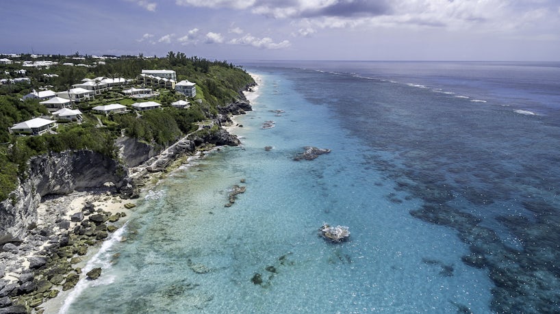 Aerial Coastline View of Bermuda (Photo: Royal Caribbean International)