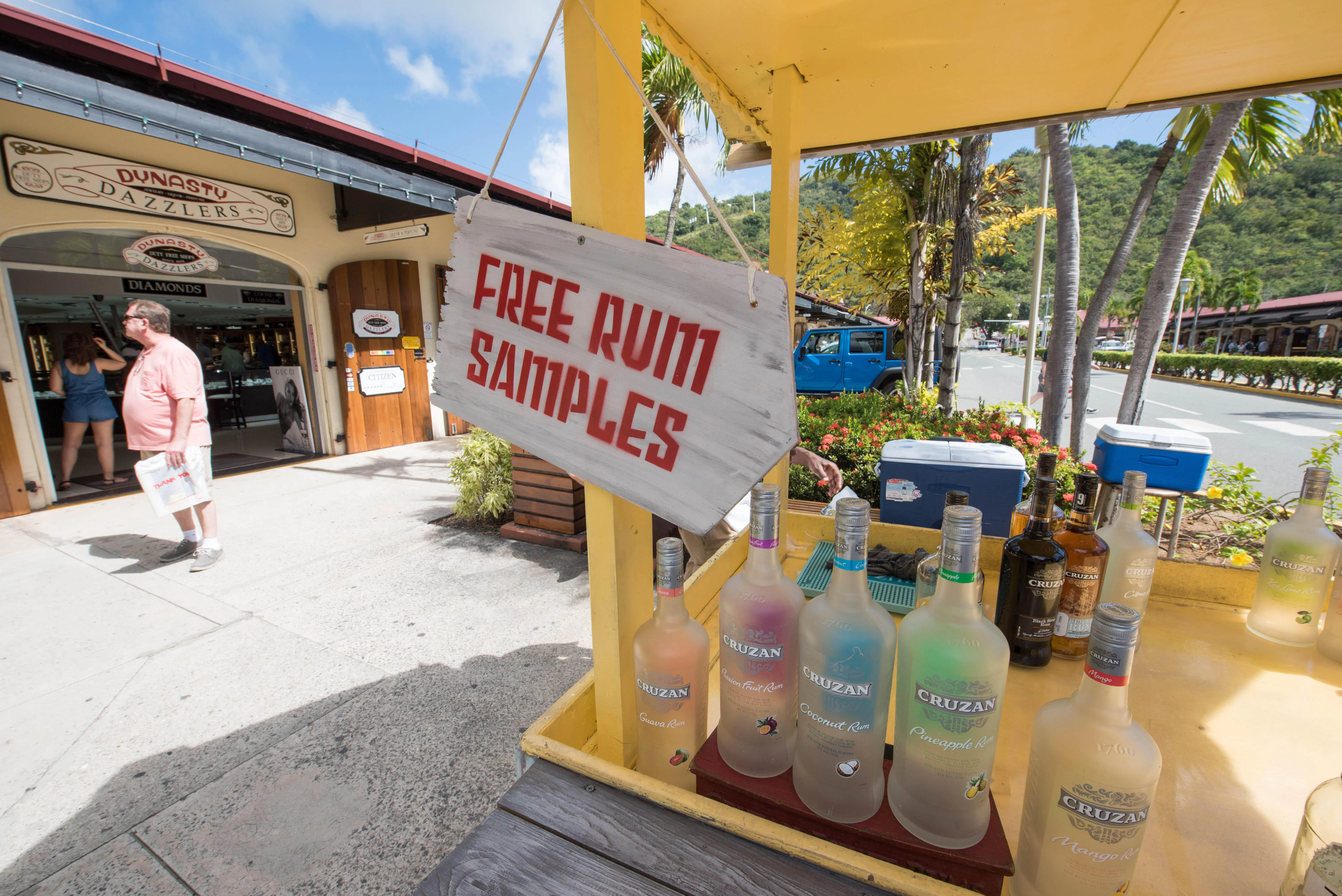 Shopping in St. Thomas Cruise Port