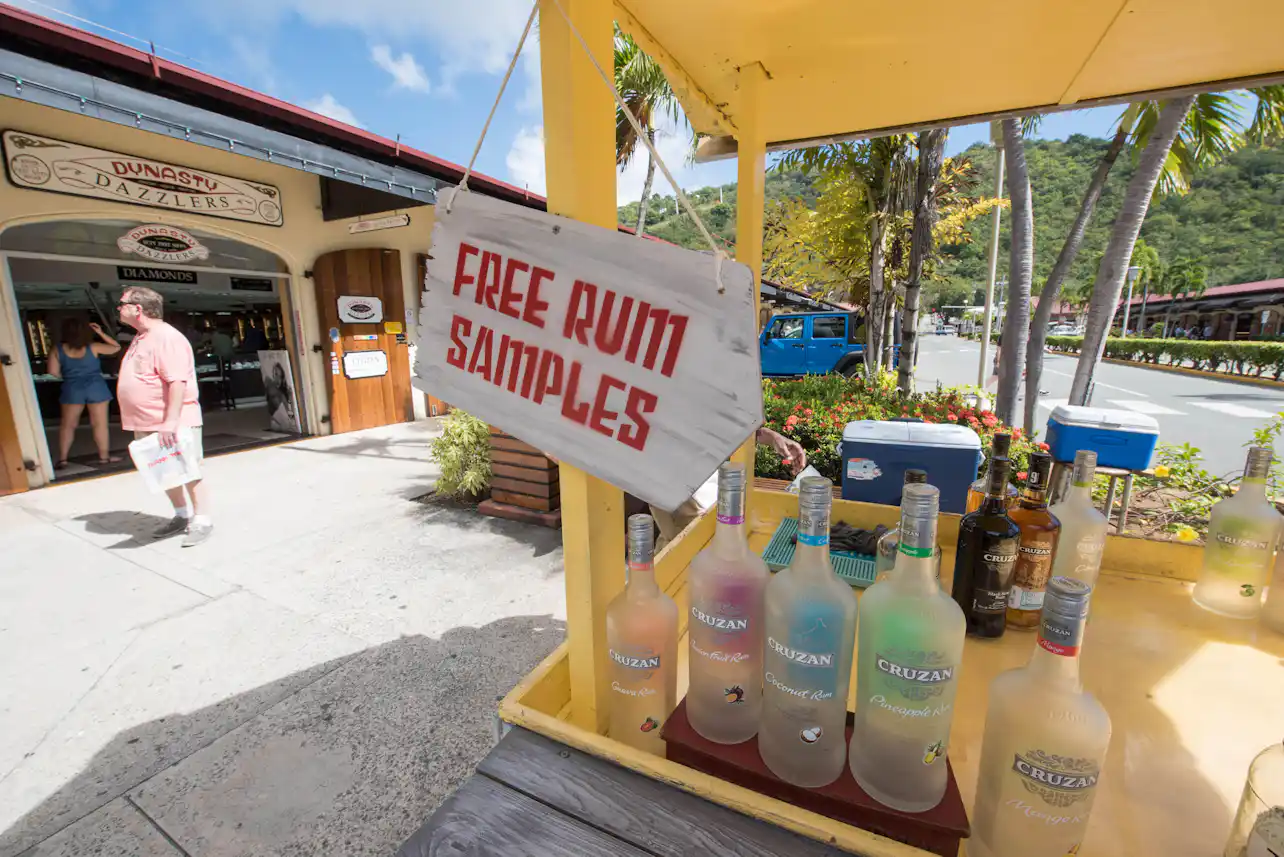 Shopping in St. Thomas Cruise Port