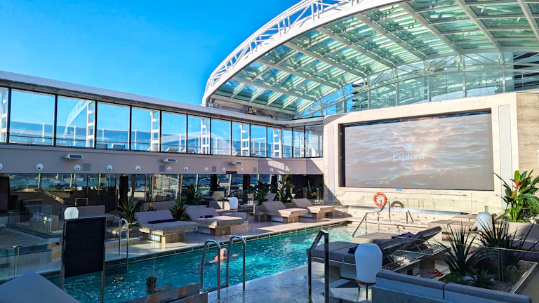 Conservatory Pool Explora Explora II Cruise Ship | Editor's Review