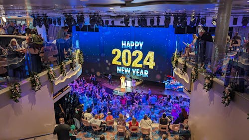 What it was like celebrating NYE on a brand new ship