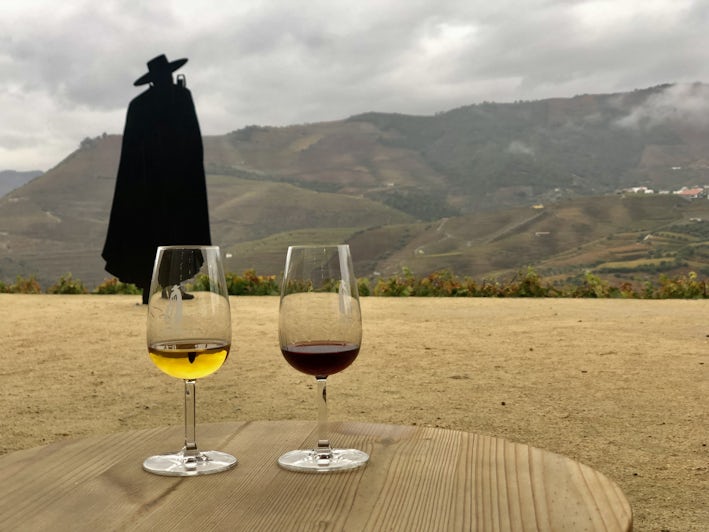 Port wine tasting at Sandeman on a Douro River cruise (Photo/Chris Gray Faust)