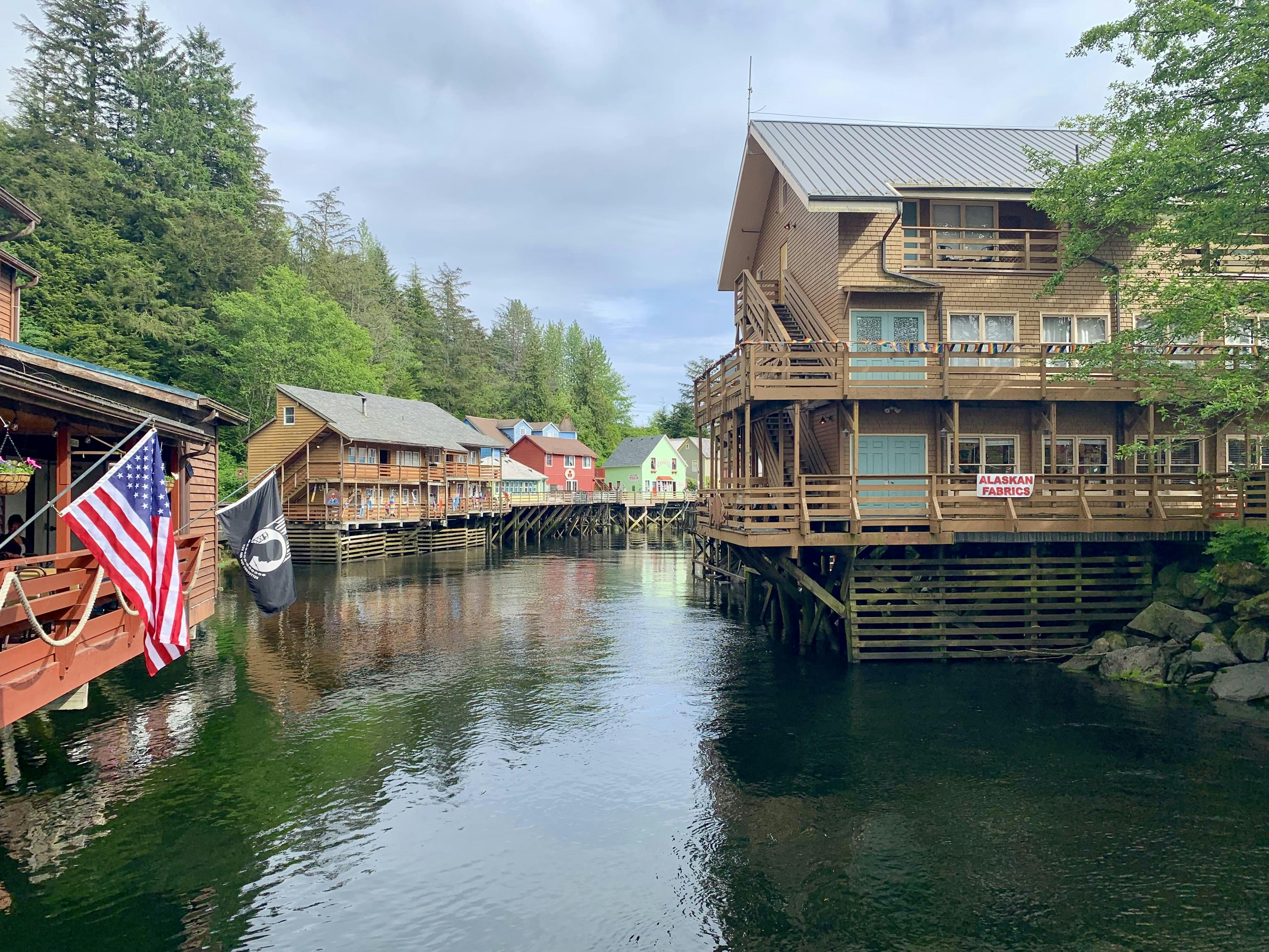 Creek Street in Ketchikan, Alaska