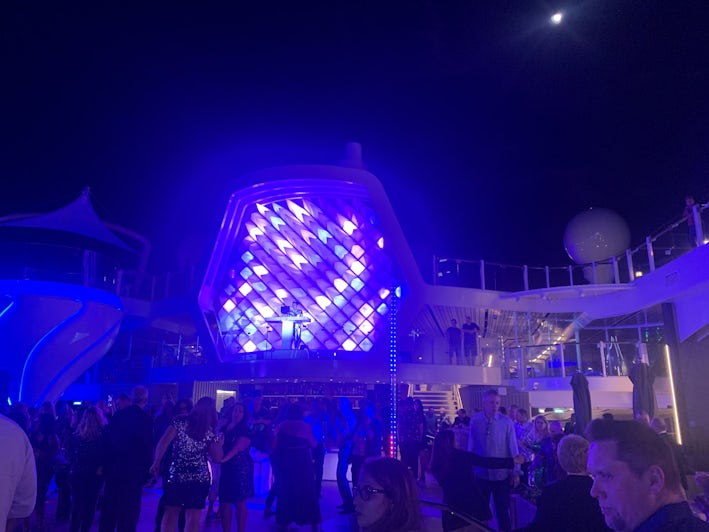 The Resort Deck Party on Celebrity Ascent is one of the new entertainment options on the ship