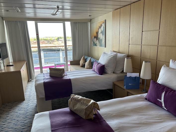 Ambassador Cruise Line has a wide range of cabins including Junior Suites