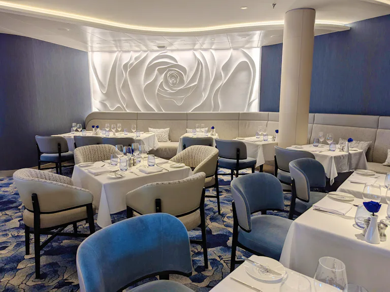 Blu restaurant on Celebrity Xcel. (Photo: Colleen McDaniel)