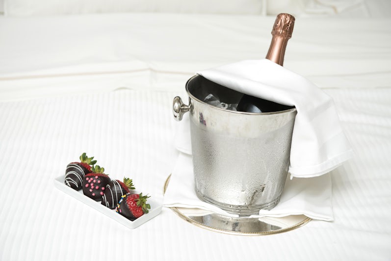 Champagne in Bucket Surrounded by Chocolate Covered Strawberries (Photo: RonTech3000/Shutterstock)