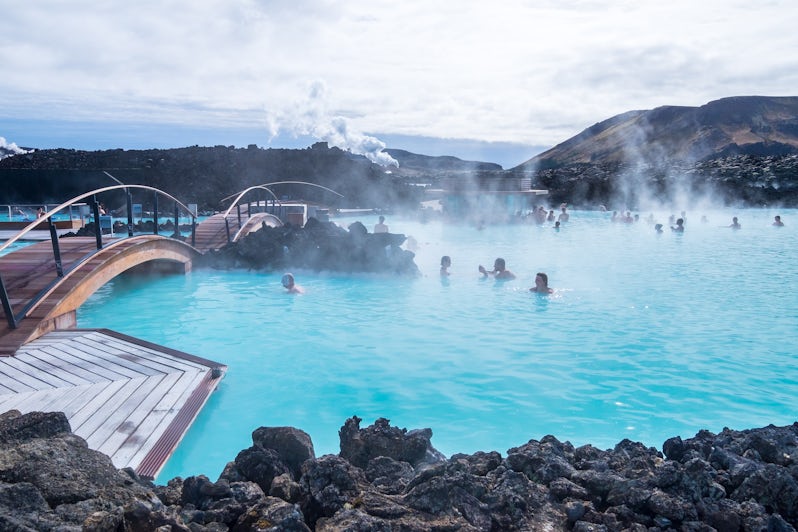 A visit to the Blue Lagoon Iceland is one of many shore excursions offered by NCL